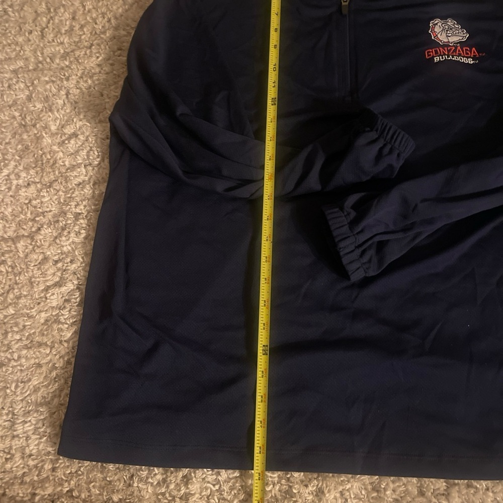 Gonzaga Bulldogs Navy 3/4 pullover xxl - Picture 5 of 8